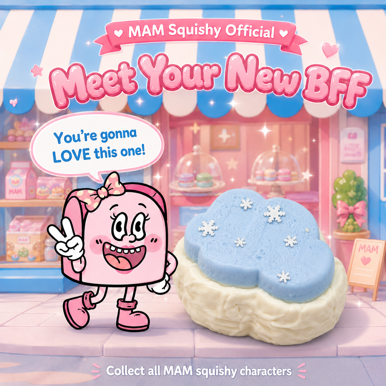 Snow Top Cloud squishy toy alternate view 10