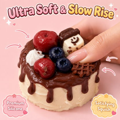 Cherry Blueberry Cocoa Cake squishy toy alternate view 4
