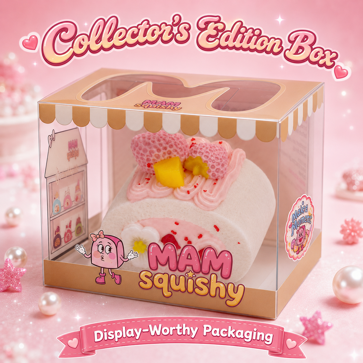 Strawberry Cream Swiss Roll