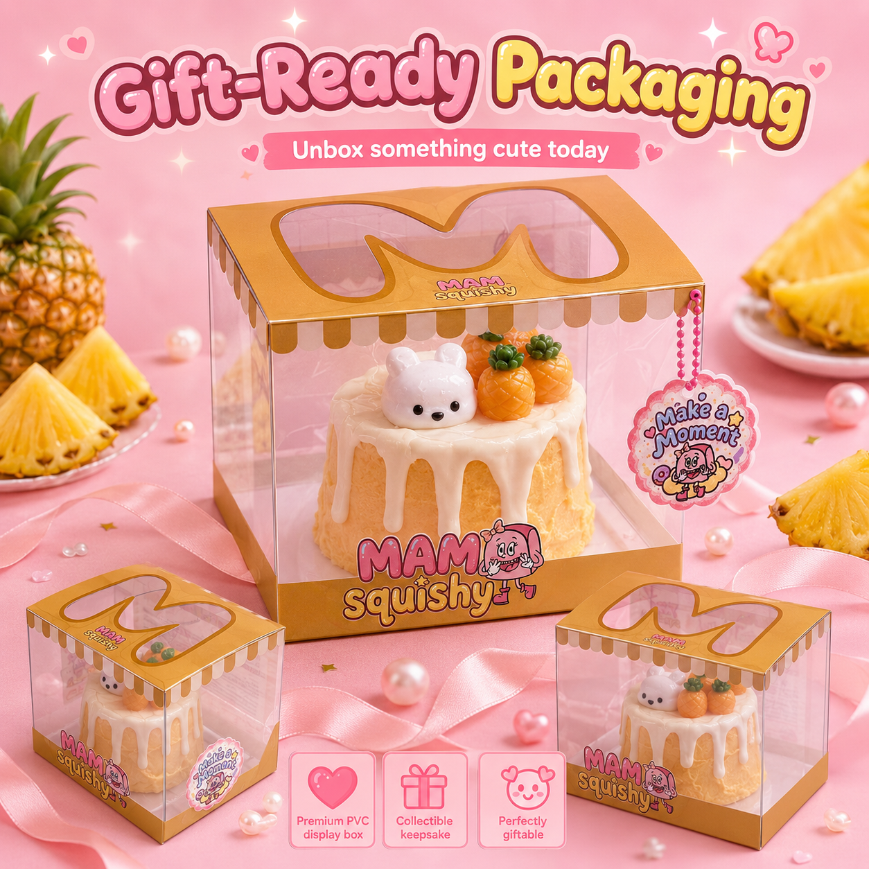 Bunny Pineapple Cake squishy toy alternate view 8