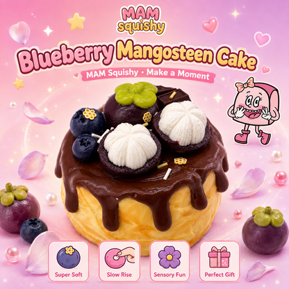 Blueberry Mangosteen Cake squishy toy alternate view 8