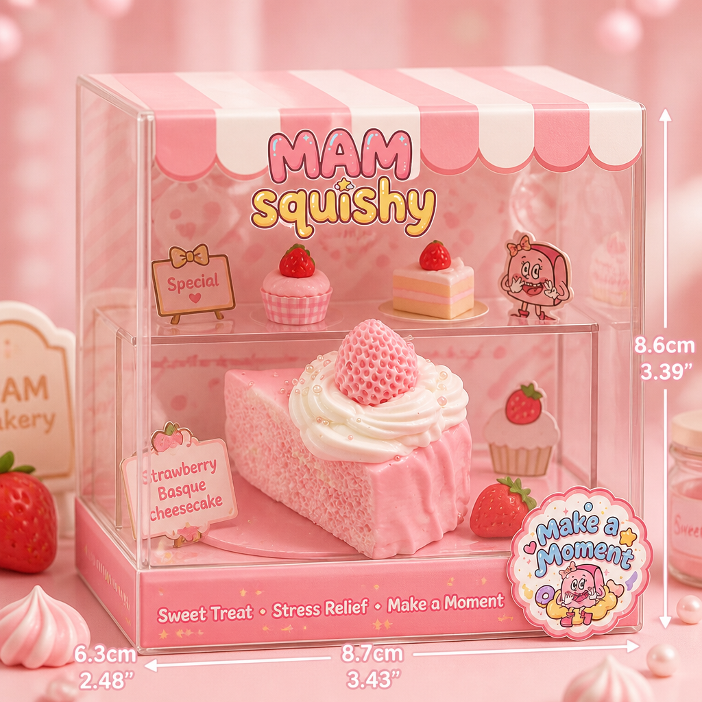 Strawberry Basque Cheesecake