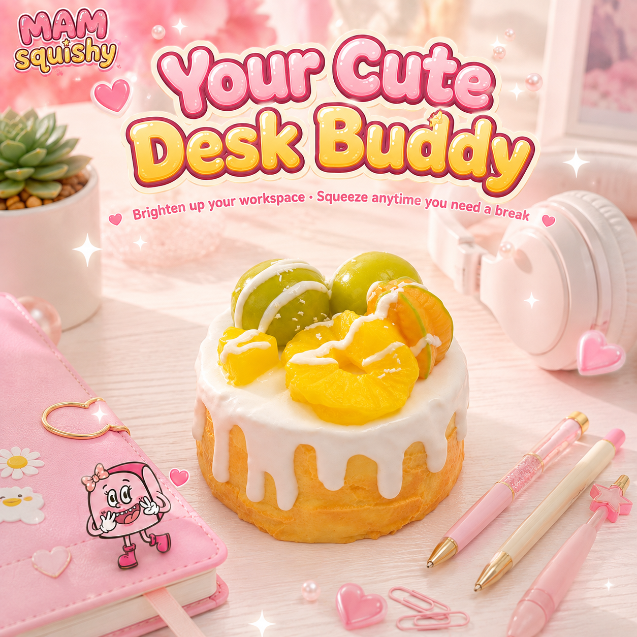 Star Fruit Cake squishy toy alternate view 9