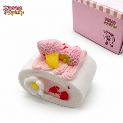 Strawberry Cream Swiss Roll