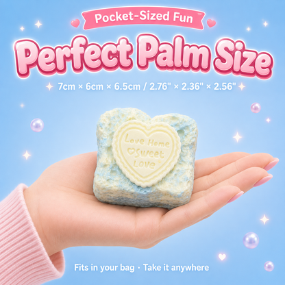 Frosty Heart Toast squishy toy alternate view 5