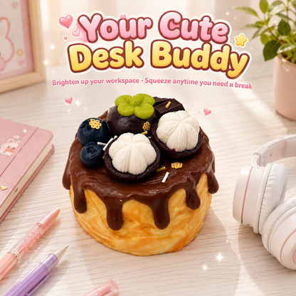 Blueberry Mangosteen Cake squishy toy alternate view 9