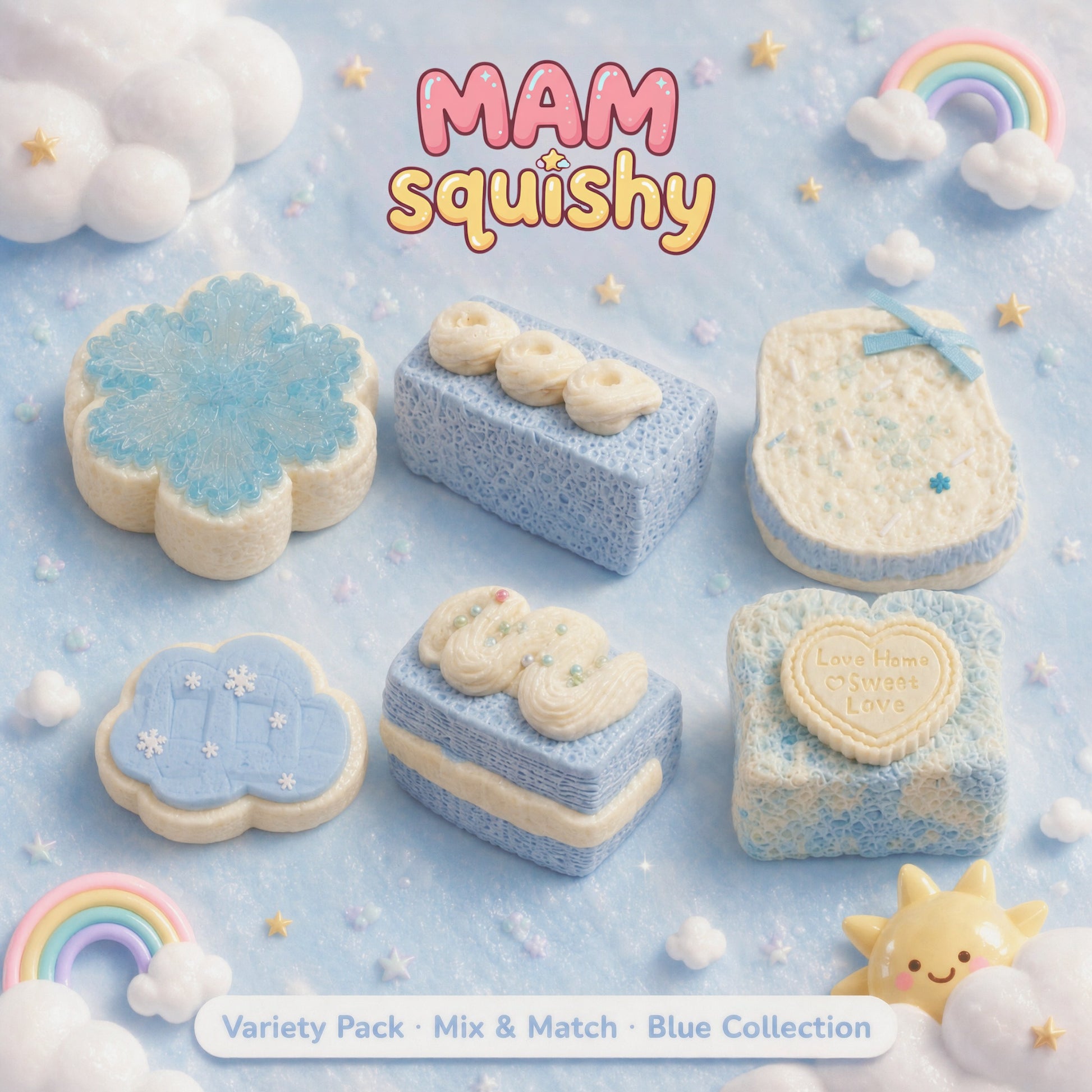 Blue Collection squishy variety pack product image