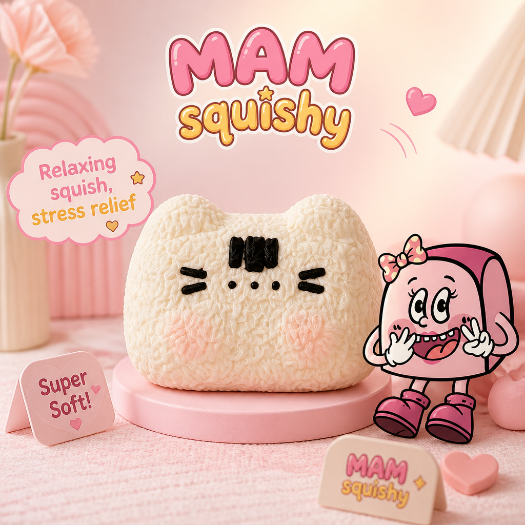 Fluffy Square Kitten