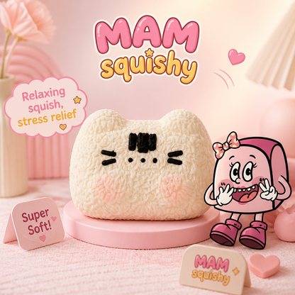 Fluffy Square Kitten