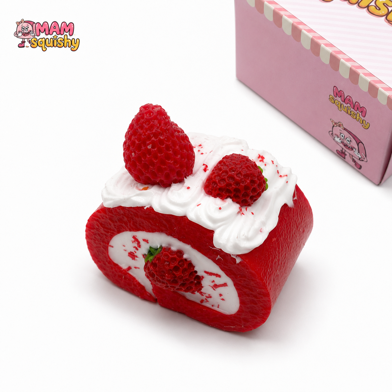 Fresh Strawberry Swiss Roll