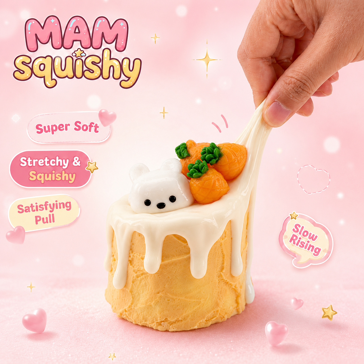 Bunny Pineapple Cake squishy toy alternate view 3