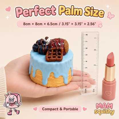 Sea Salt Chocolate Cake squishy toy alternate view 2