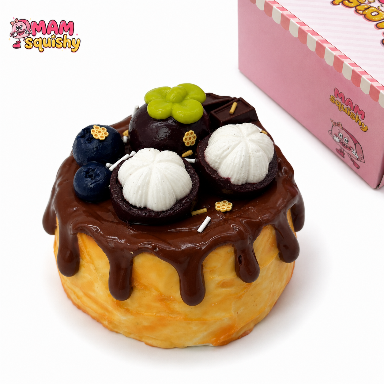 Blueberry Mangosteen Cake squishy toy product image