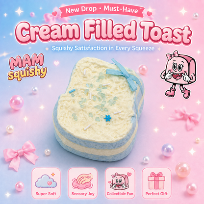 Cream Filled Toast squishy toy alternate view 2