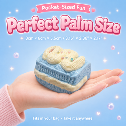 Blue Swiss Roll squishy toy alternate view 9