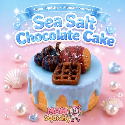 Sea Salt Chocolate Cake squishy toy alternate view 9