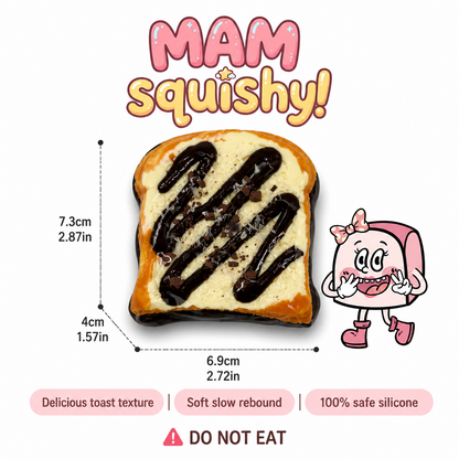 Chocolate Drizzle Toast