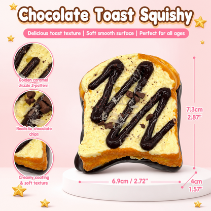 Chocolate Drizzle Toast