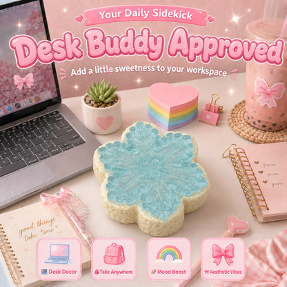 Ice Blue Snowflake squishy toy alternate view 5