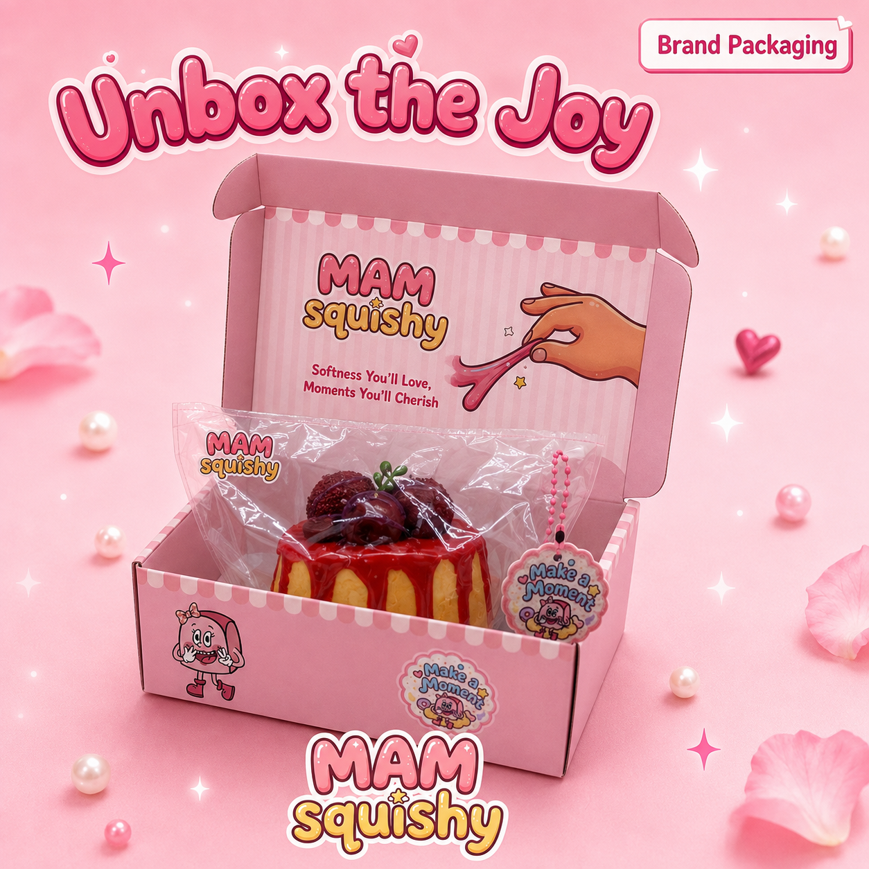 Waxberry Drizzle Cake squishy toy alternate view 7