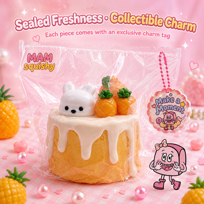 Bunny Pineapple Cake squishy toy alternate view 6