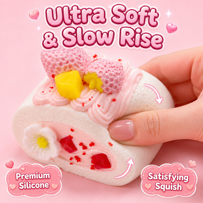 Strawberry Cream Swiss Roll