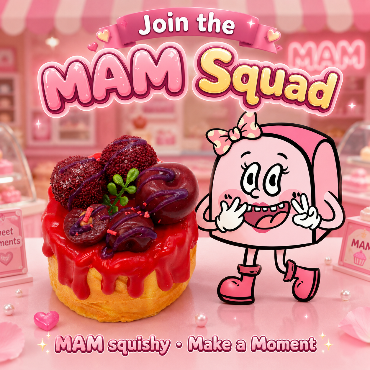 Waxberry Drizzle Cake squishy toy alternate view 10