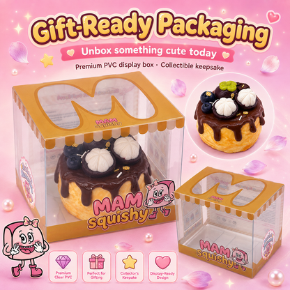 Blueberry Mangosteen Cake squishy toy alternate view 7
