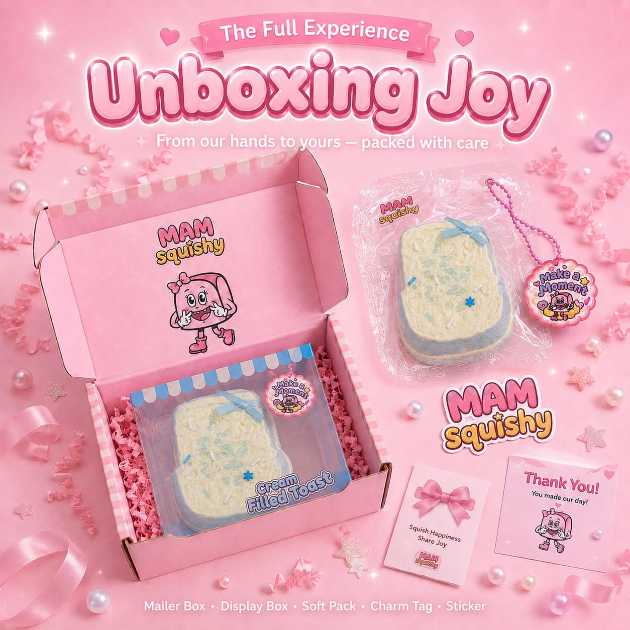 Cream Filled Toast squishy toy alternate view 8