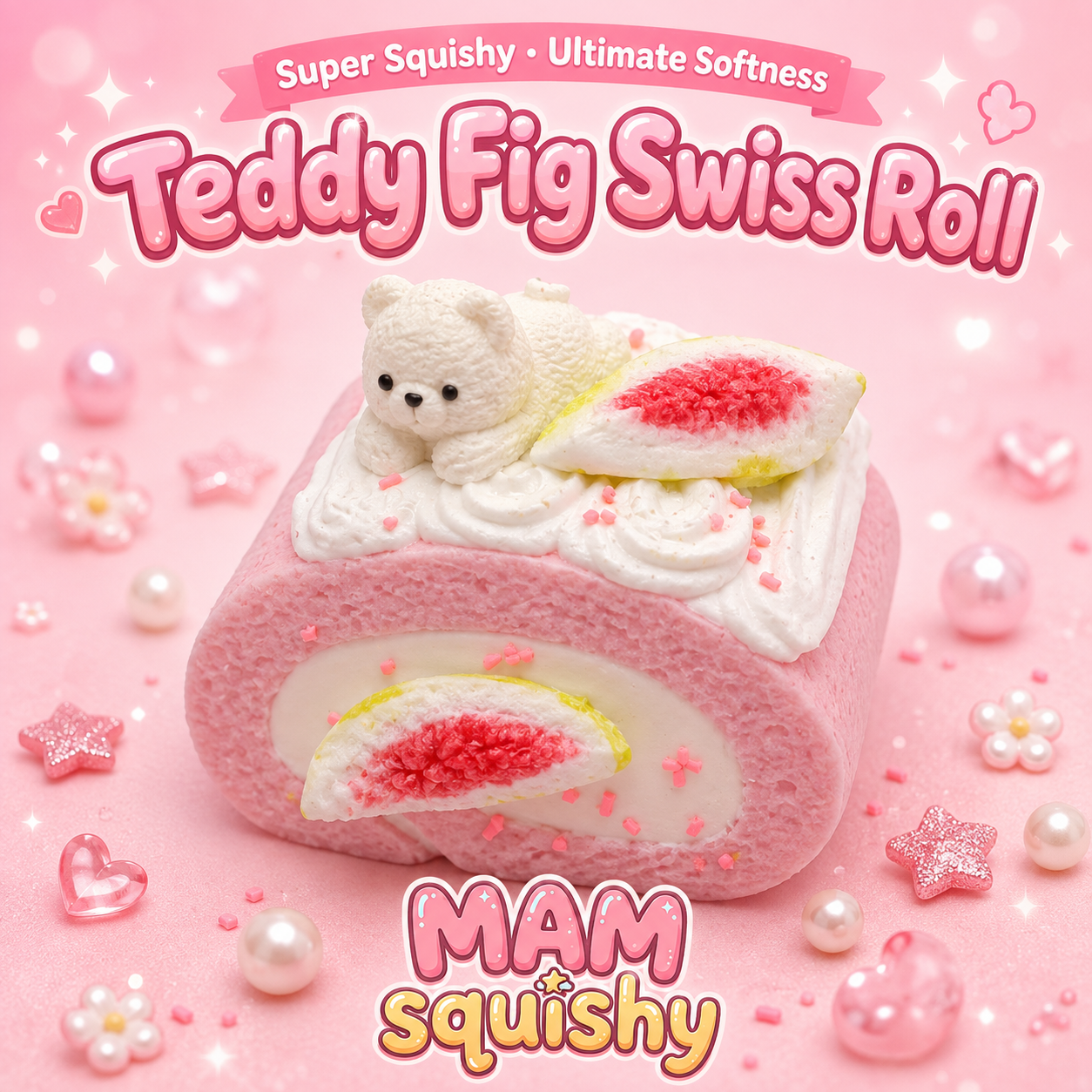 Teddy Fig Swiss Roll