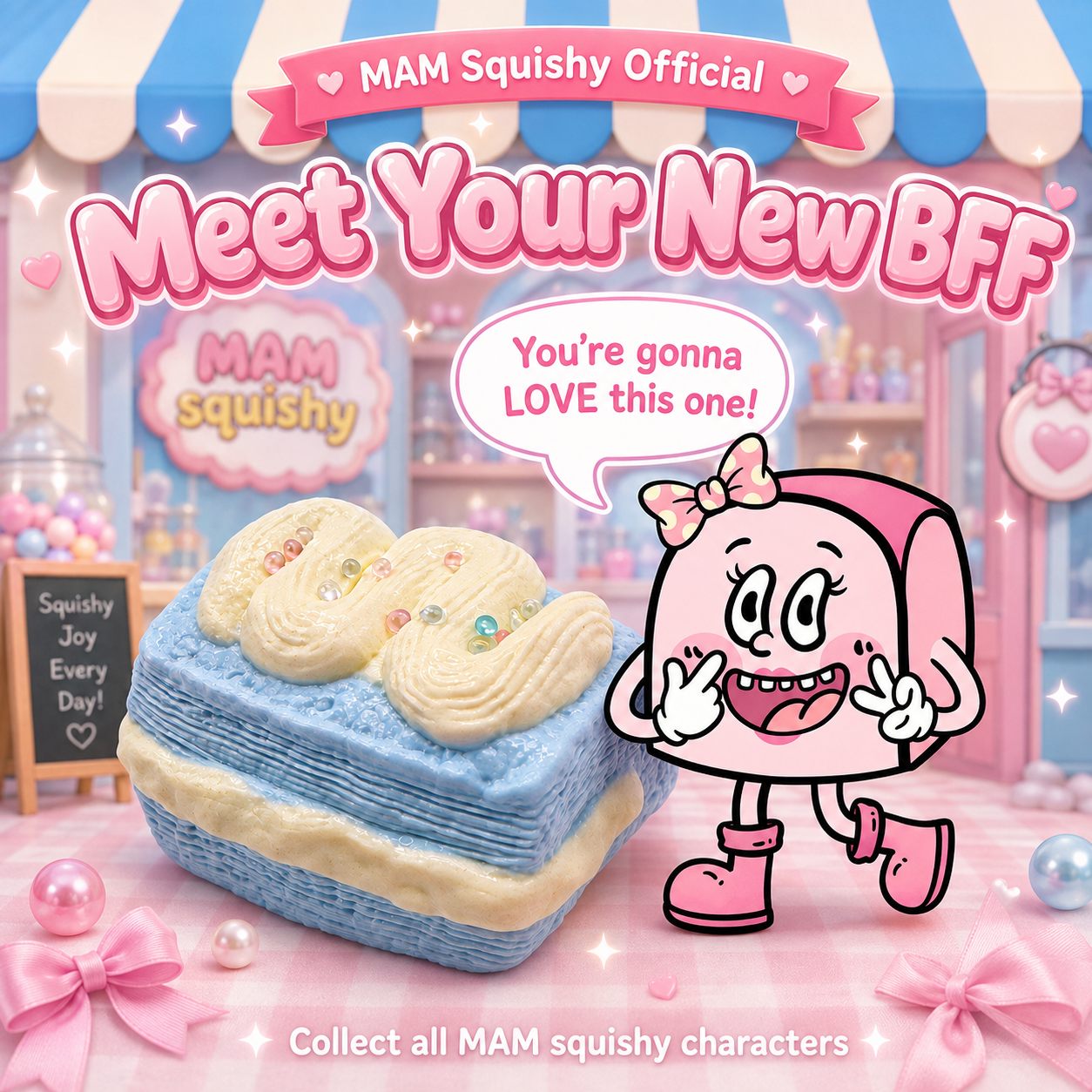 Blue Swiss Roll squishy toy alternate view 10