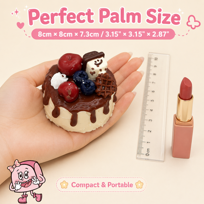 Cherry Blueberry Cocoa Cake squishy toy alternate view 2